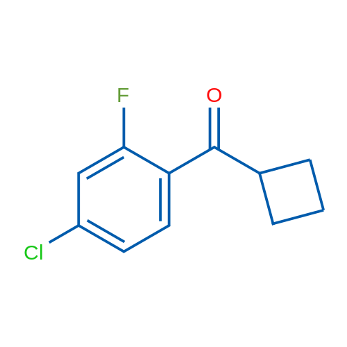 4-chloro-2-fluorophenyl cyclobutyl ketone 1g