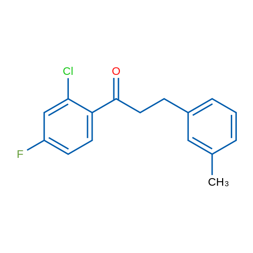 2'-Chloro-4'-fluoro-3-(3-methylphenyl)propiophenone 1g
