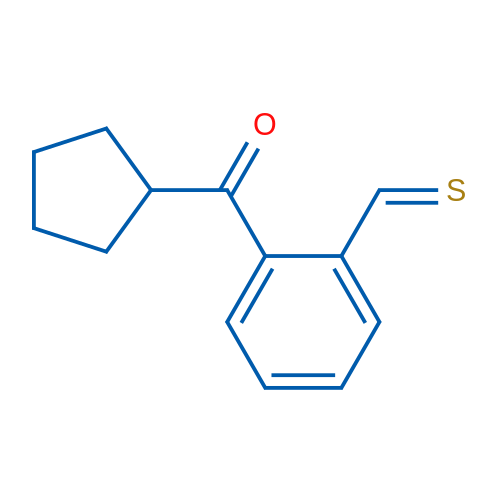 Cyclopentyl 2-thiomethylphenyl ketone 1g