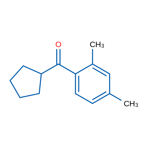 Cyclopentyl 2,4-dimethylphenyl ketone 1g