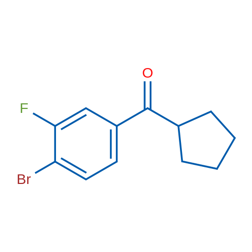 (4-Bromo-3-fluorophenyl)(cyclopentyl)methanone 1g