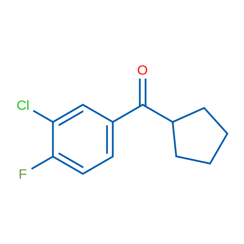 (3-Chloro-4-fluorophenyl)(cyclopentyl)methanone 1g