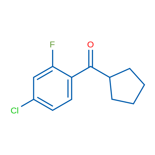 (4-Chloro-2-fluorophenyl)(cyclopentyl)methanone 1g