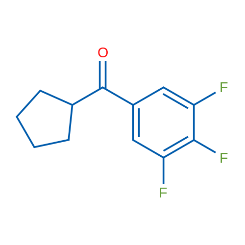Cyclopentyl 3,4,5-trifluorophenyl ketone 1g