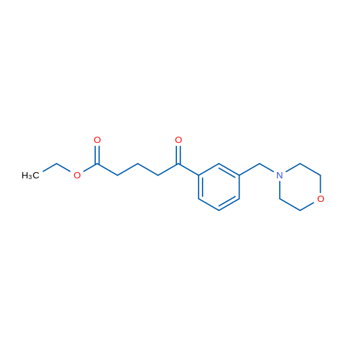 Ethyl 5-[3-(morpholinomethyl)phenyl]-5-oxovalerate 1g
