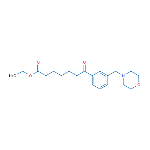 Ethyl 7-[3-(morpholinomethyl)phenyl]-7-oxoheptanoate 1g