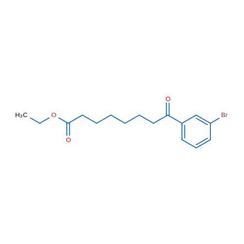 Ethyl 8-(3-bromophenyl)-8-oxooctanoate 1g