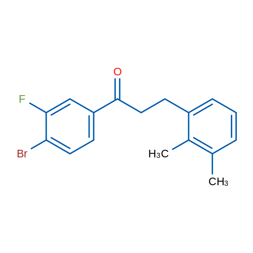 4'-Bromo-3-(2,3-dimethylphenyl)-3'-fluoropropiophenone 1g
