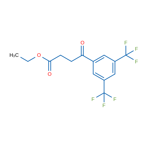 Ethyl 4-(3,5-ditrifluoromethylphenyl)-4-oxobutyrate 1g