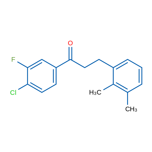 4'-Chloro-3-(2,3-dimethylphenyl)-3'-fluoropropiophenone 1g