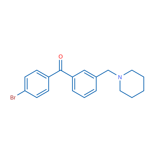 4'-Bromo-3-piperidinomethyl benzophenone 1g