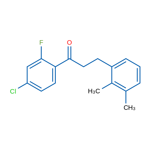 4'-Chloro-3-(2,3-dimethylphenyl)-2'-fluoropropiophenone 1g