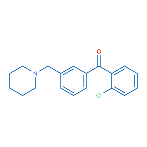 2-Chloro-3'-piperidinomethyl benzophenone 1g