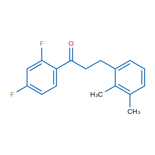 2',4'-Difluoro-3-(2,3-dimethylphenyl)propiophenone 1g