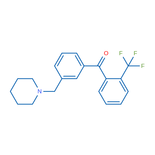 3'-Piperidinomethyl-2-trifluoromethylbenzophenone 1g