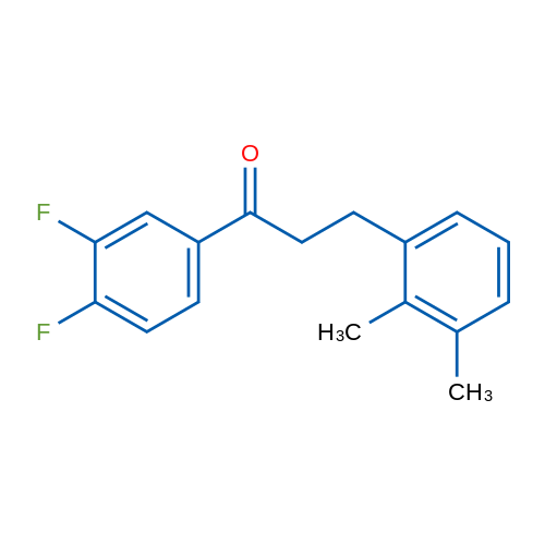 3',4'-Difluoro-3-(2,3-dimethylphenyl)propiophenone 1g