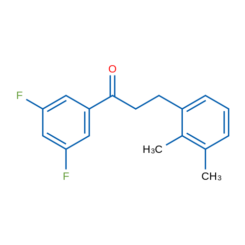 3',5'-Difluoro-3-(2,3-dimethylphenyl)propiophenone 1g