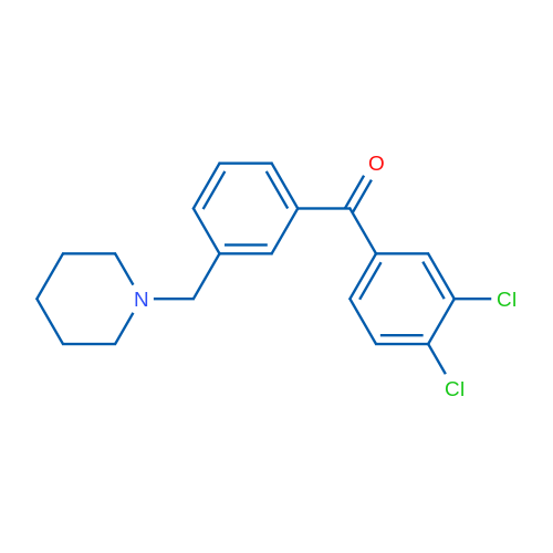 3,4-Dichloro-3'-piperidinomethyl benzophenone 1g