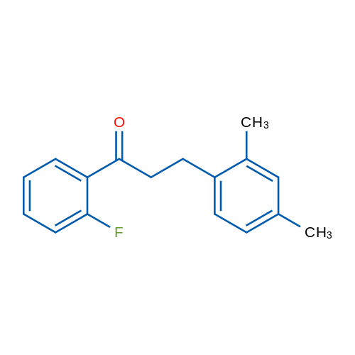 3-(2,4-Dimethylphenyl)-2'-fluoropropiophenone 1g