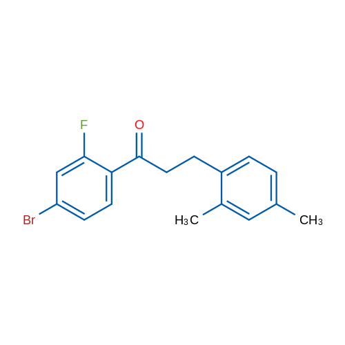 4'-Bromo-3-(2,4-dimethylphenyl)-2'-fluoropropiophenone 1g