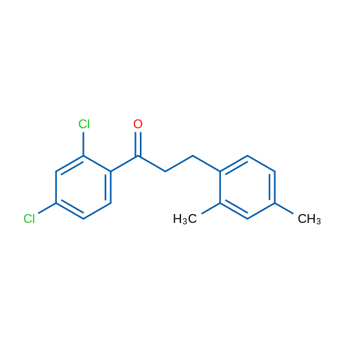 2',4'-Dichloro-3-(2,4-dimethylphenyl)propiophenone 1g