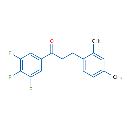 3-(2,4-Dimethylphenyl)-3',4',5'-trifluoropropiophenone 1g
