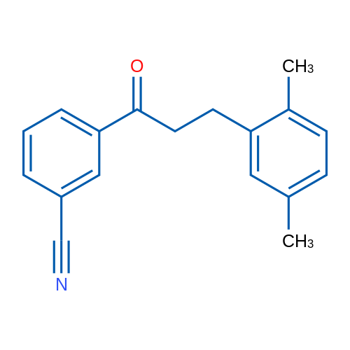 3'-Cyano-3-(2,5-dimethylphenyl)propiophenone 1g
