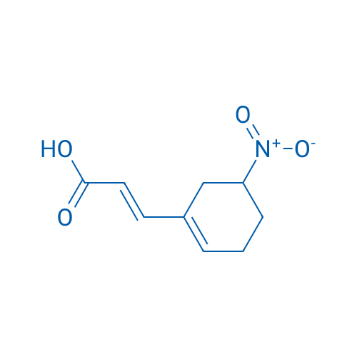 (E)-3-(5-Nitrocyclohex-1-en-1-yl)acrylic acid 250mg