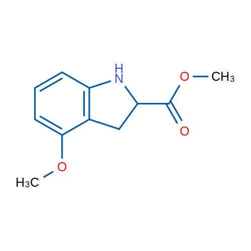 Methyl 4-methoxy-2,3-dihydro-1h-indole-2-carboxylate 1g