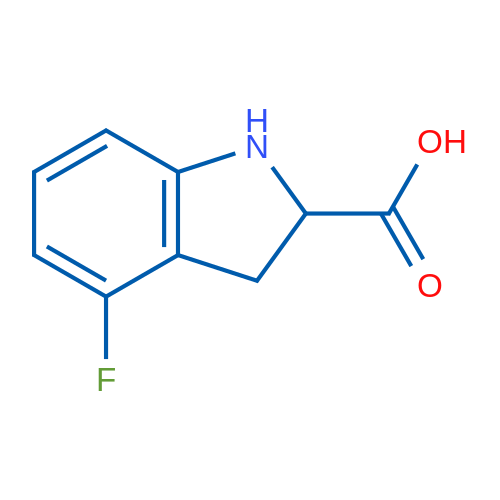 4-Fluoro-2,3-dihydro-1H-indole-2-carboxylic acid 1g