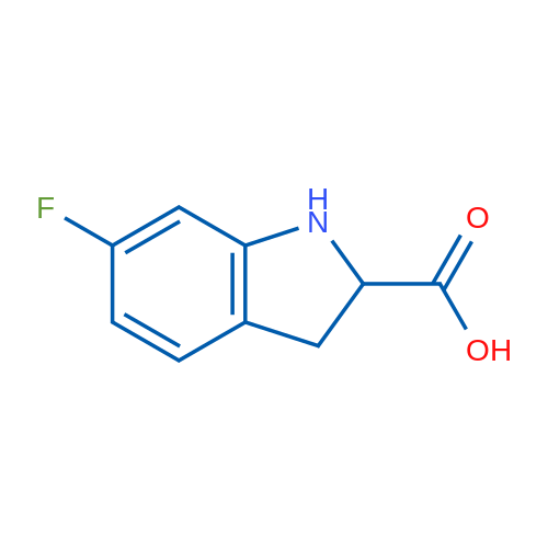 6-Fluoro-2,3-dihydro-1h-indole-2-carboxylic acid 1g