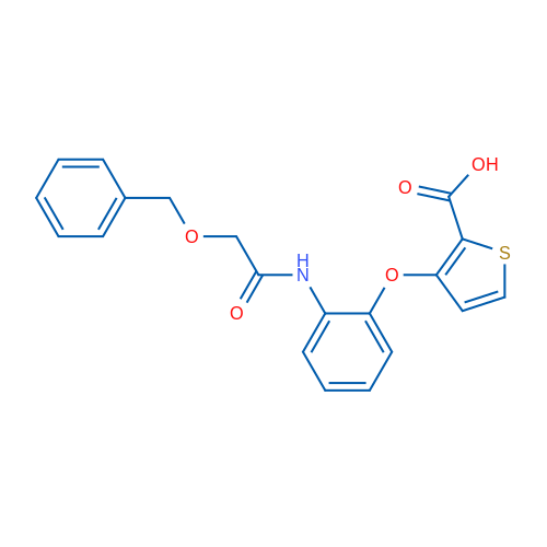 3-{2-[2-(benzyloxy)acetamido]phenoxy}thiophene-2-carboxylic acid 1g