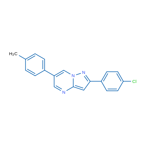 2-(4-Chlorophenyl)-6-(4-methylphenyl)pyrazolo[1,5-a]pyrimidine 25mg