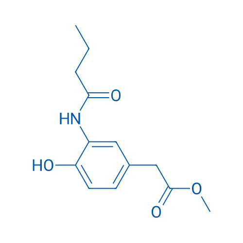 Methyl 2-(3-butanamido-4-hydroxyphenyl)acetate 1g
