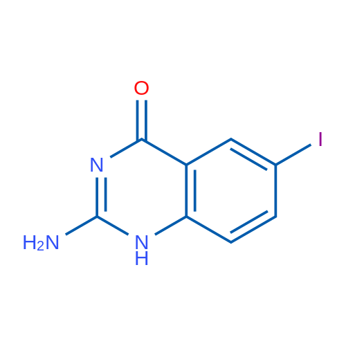 2-Amino-6-iodoquinazolin-4(1H)-one 1g