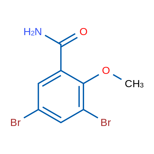 3,5-Dibromo-2-methoxybenzamide 5g