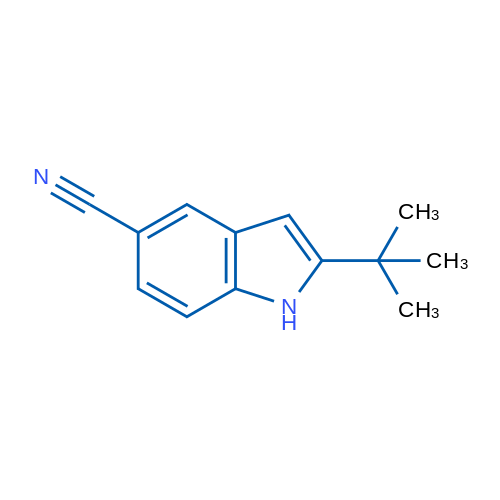 2-(tert-Butyl)-1H-indole-5-carbonitrile 1g
