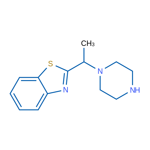 2-[1-(Piperazin-1-yl)ethyl]-1,3-benzothiazole 1g