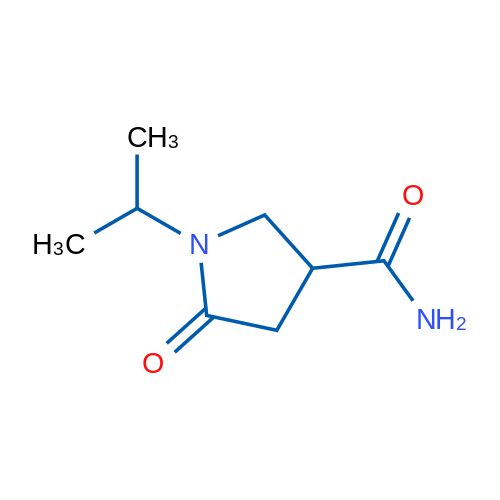 1-Isopropyl-5-oxopyrrolidine-3-carboxamide 250mg
