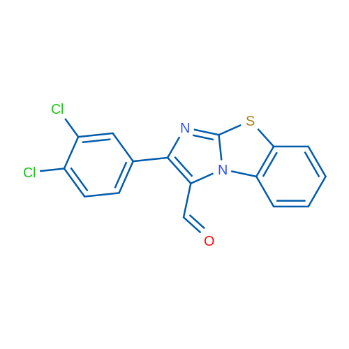 IMidazo[2,1-b]benzothiazole-3-carboxaldehyde, 2-(3,4-dichlorophenyl)- 1g