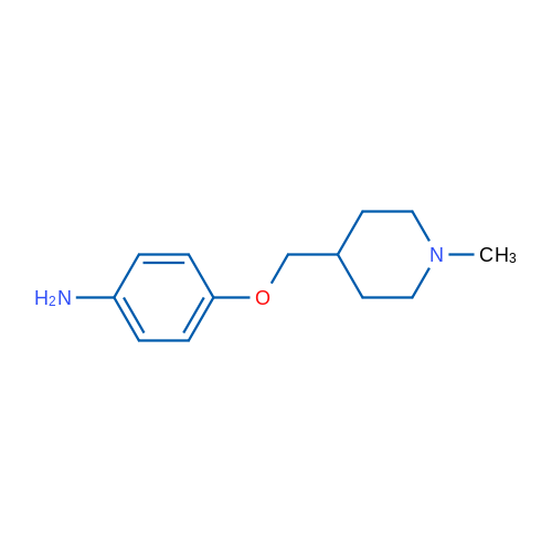 4-((1-Methylpiperidin-4-yl)methoxy)aniline 250mg
