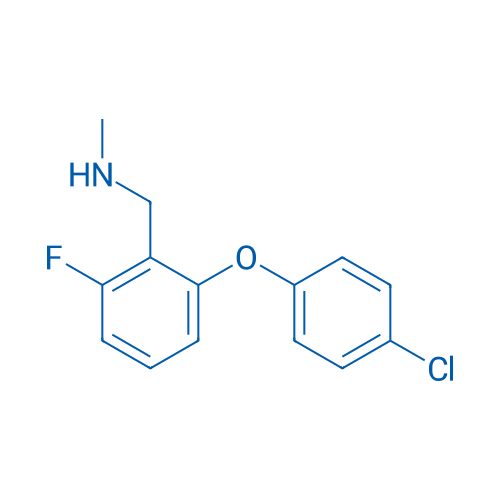 1-(2-(4-Chlorophenoxy)-6-fluorophenyl)-N-methylmethanamine 1g