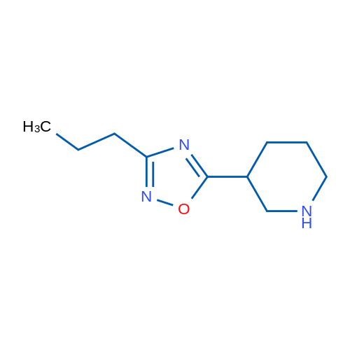 5-(Piperidin-3-yl)-3-propyl-1,2,4-oxadiazole 1g