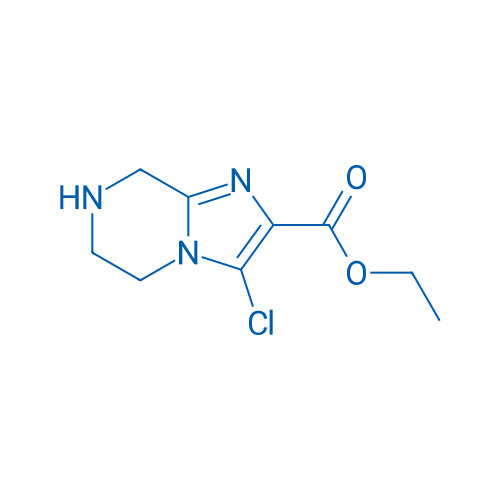 Ethyl 3-chloro-5,6,7,8-tetrahydroimidazo[1,2-a]pyrazine-2-carboxylate 250mg
