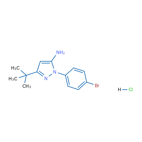 1-(4-Bromophenyl)-3-(tert-butyl)-1H-pyrazol-5-amine hydrochloride 1g