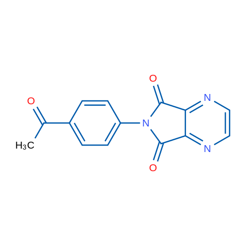6-(4-Acetylphenyl)-5H-pyrrolo[3,4-b]pyrazine-5,7(6H)-dione 1g