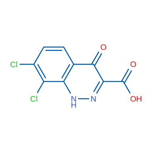 7,8-Dichloro-4-oxo-1,4-dihydrocinnoline-3-carboxylic acid 1g