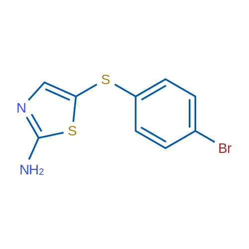 5-((4-Bromophenyl)thio)thiazol-2-amine 5g