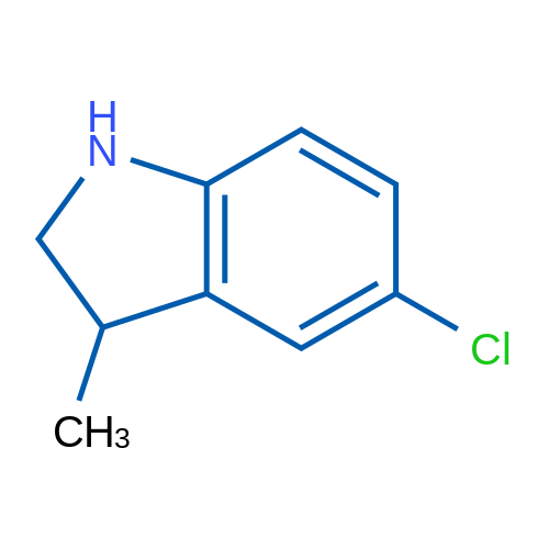 5-Chloro-3-methyl-2,3-dihydro-1h-indole 1g