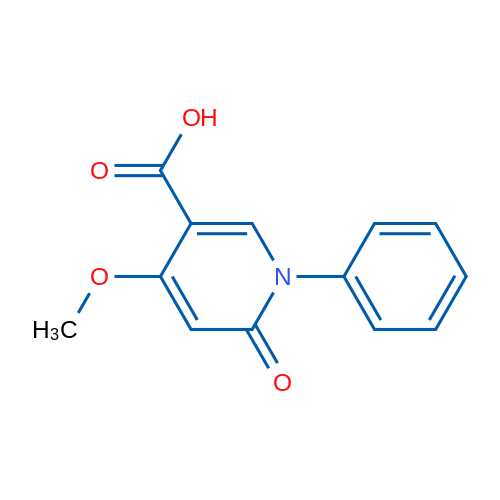 4-methoxy-6-oxo-1-phenyl-1,6-dihydropyridine-3-carboxylic acid 1g